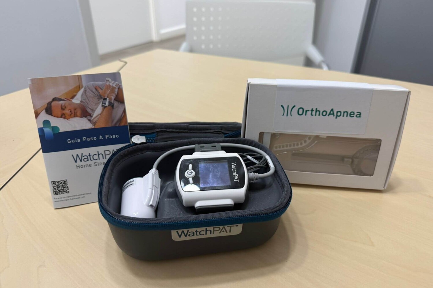 tratamiento para la apnea del sueño - equipo WatchPAT