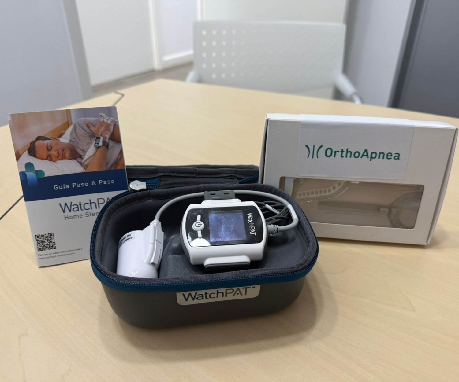 tratamiento para la apnea del sueño - equipo WatchPAT
